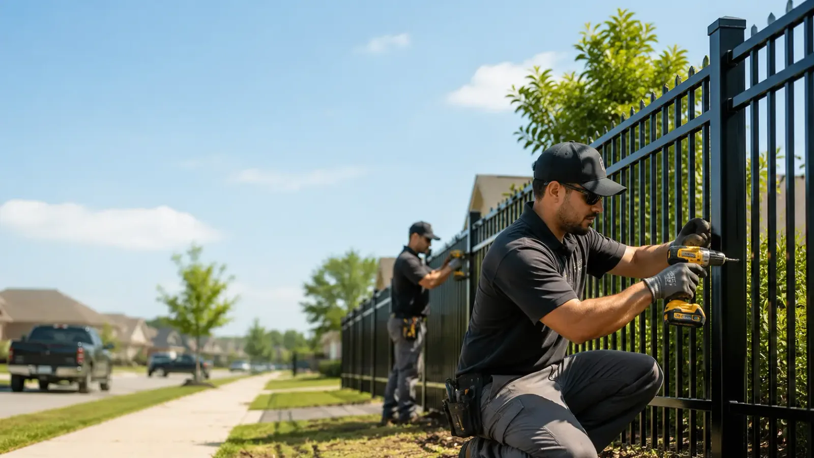 Metal Fence Installation in Borden, IN